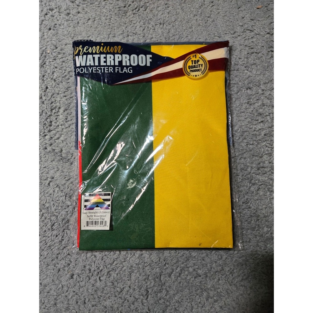 Gay Straight Alliance 3x5 ft Waterproof Polyester Flag Pride LGBT Rainbow